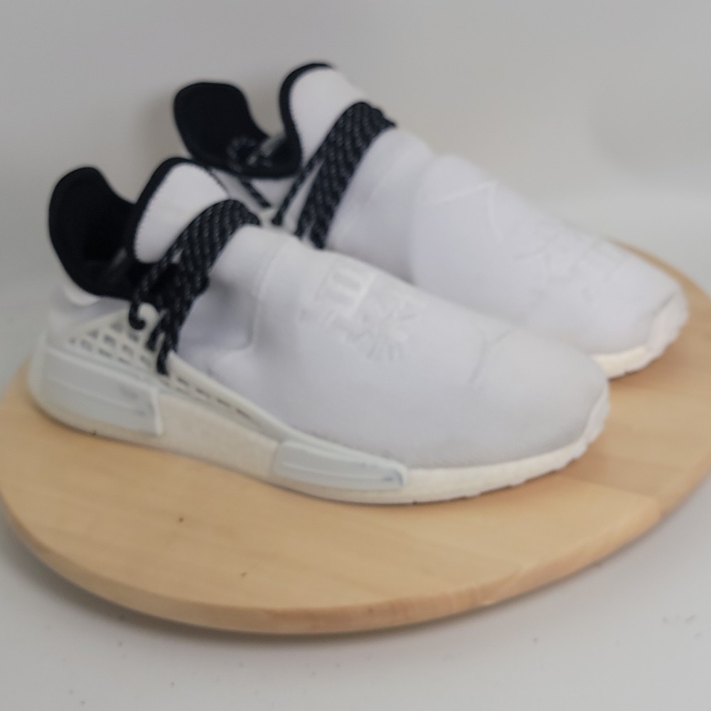 Adidas Pharrell Williams x NMD Human Race Core White Men's Sneakers 10.5 GY0092